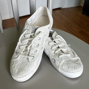Keds Ivory Lace Shoes, sz 5m, Excellent Condition.